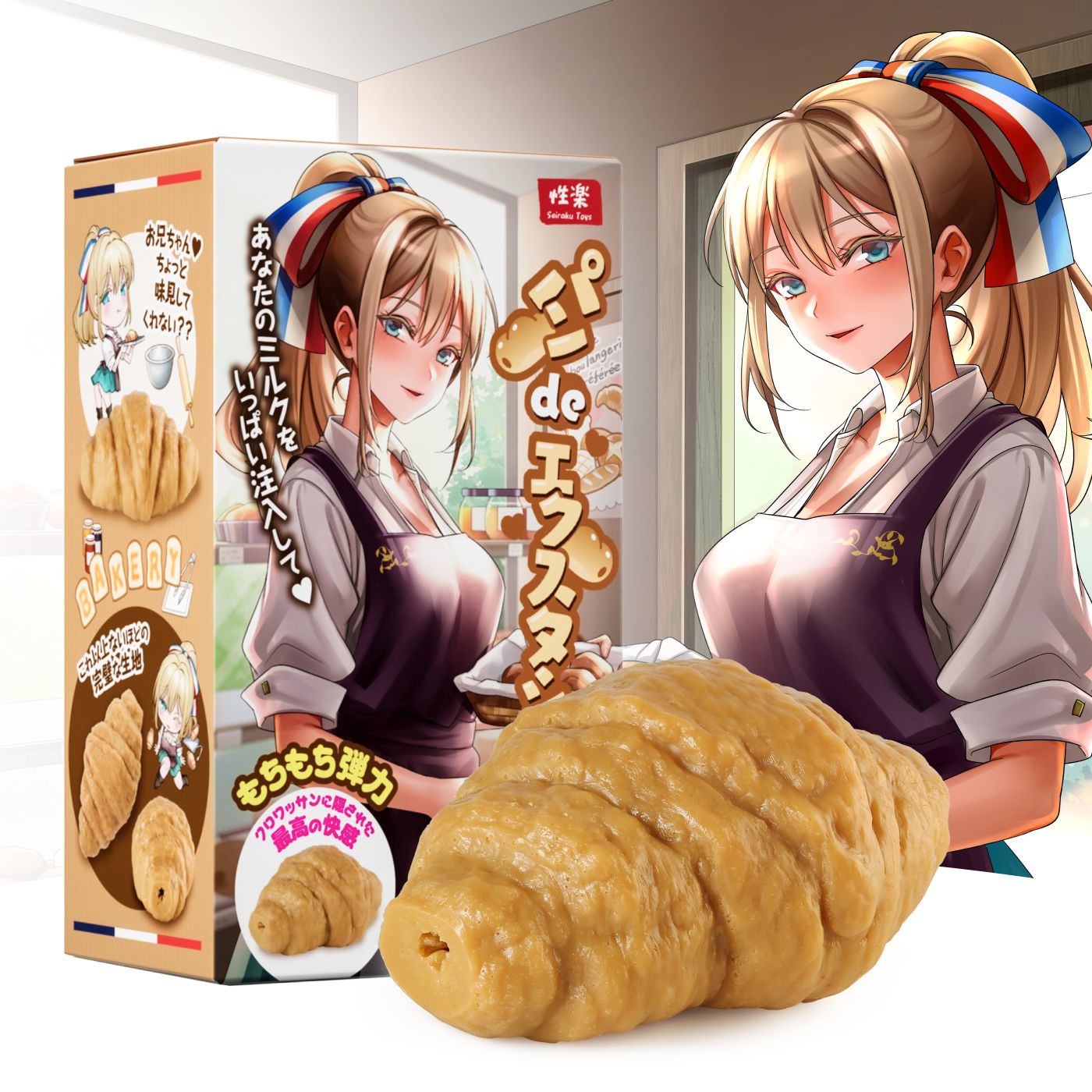 Seiraku Toys – Masturbador Pão do Êxtase – Croissant