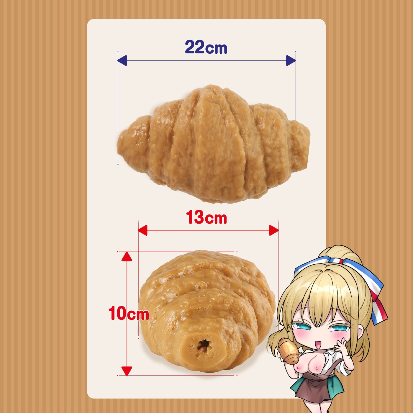 Seiraku Toys – Masturbador Pão do Êxtase – Croissant