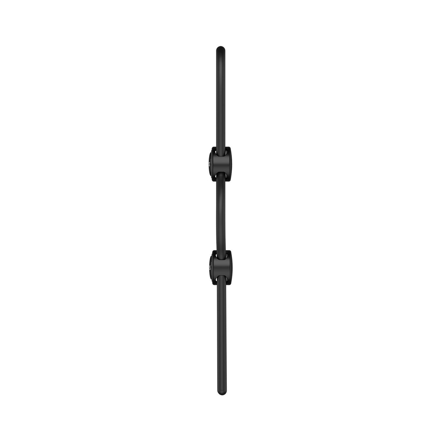 Nexus Forge - Double Adjustable Penis Ring - Black