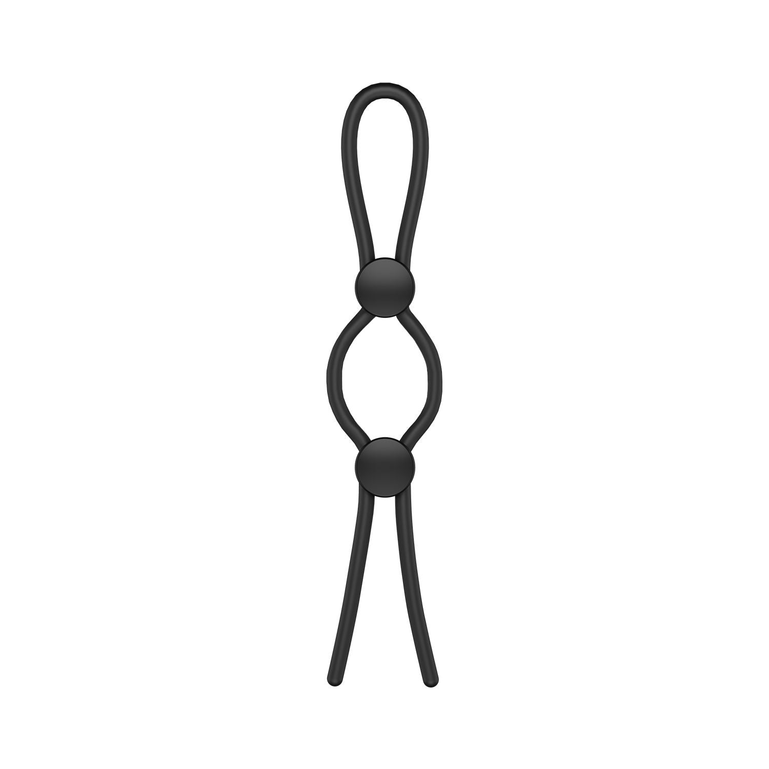 Nexus Forge - Double Adjustable Penis Ring - Black