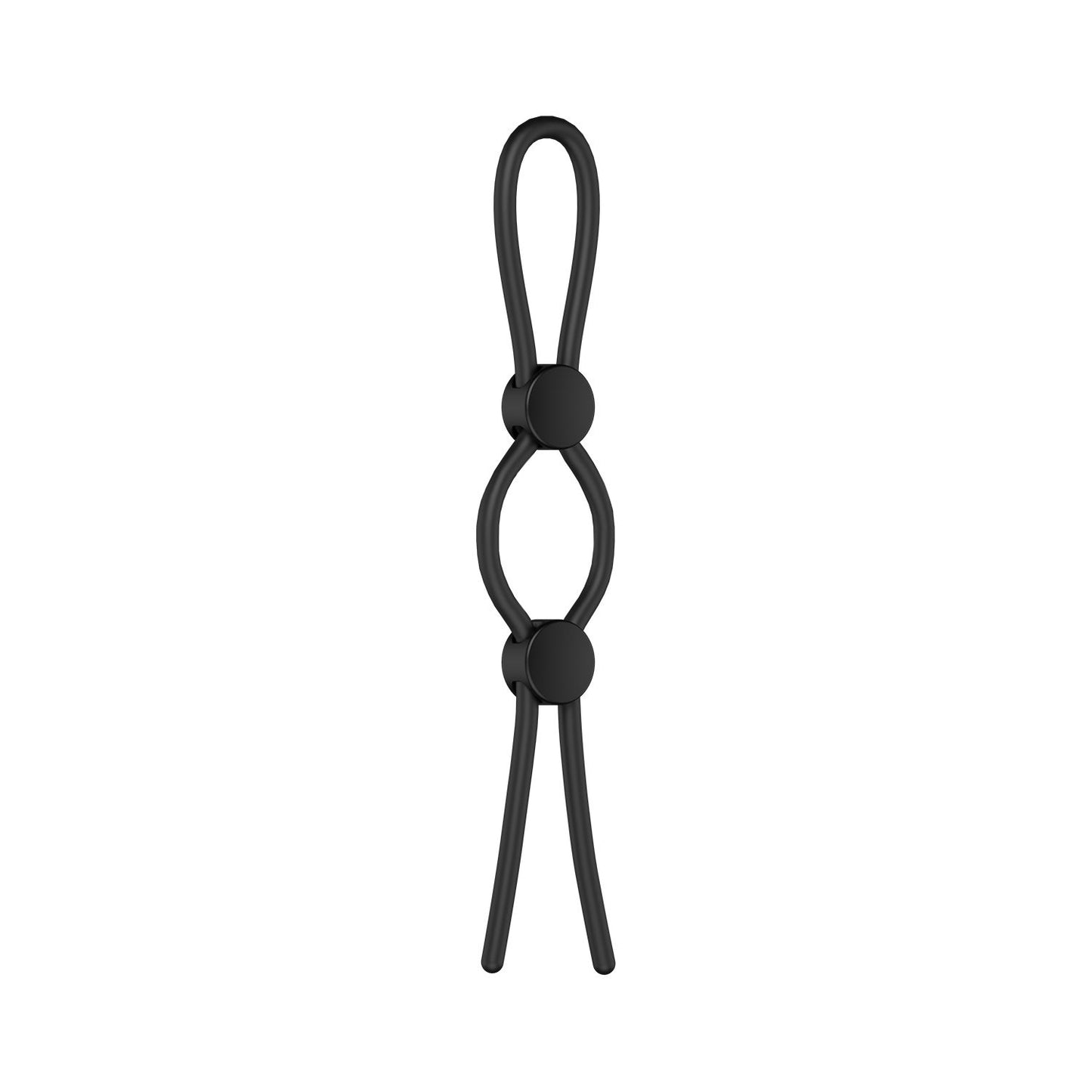 Nexus Forge - Double Adjustable Penis Ring - Black