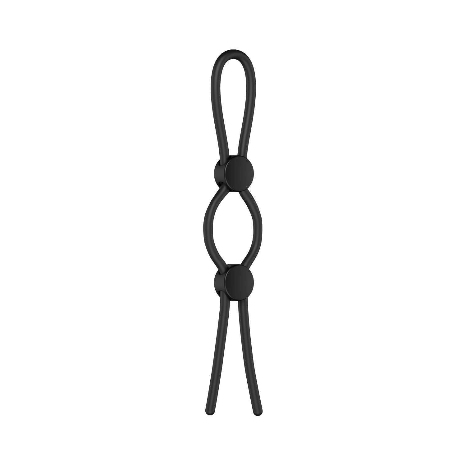 Nexus Forge - Double Adjustable Penis Ring - Black