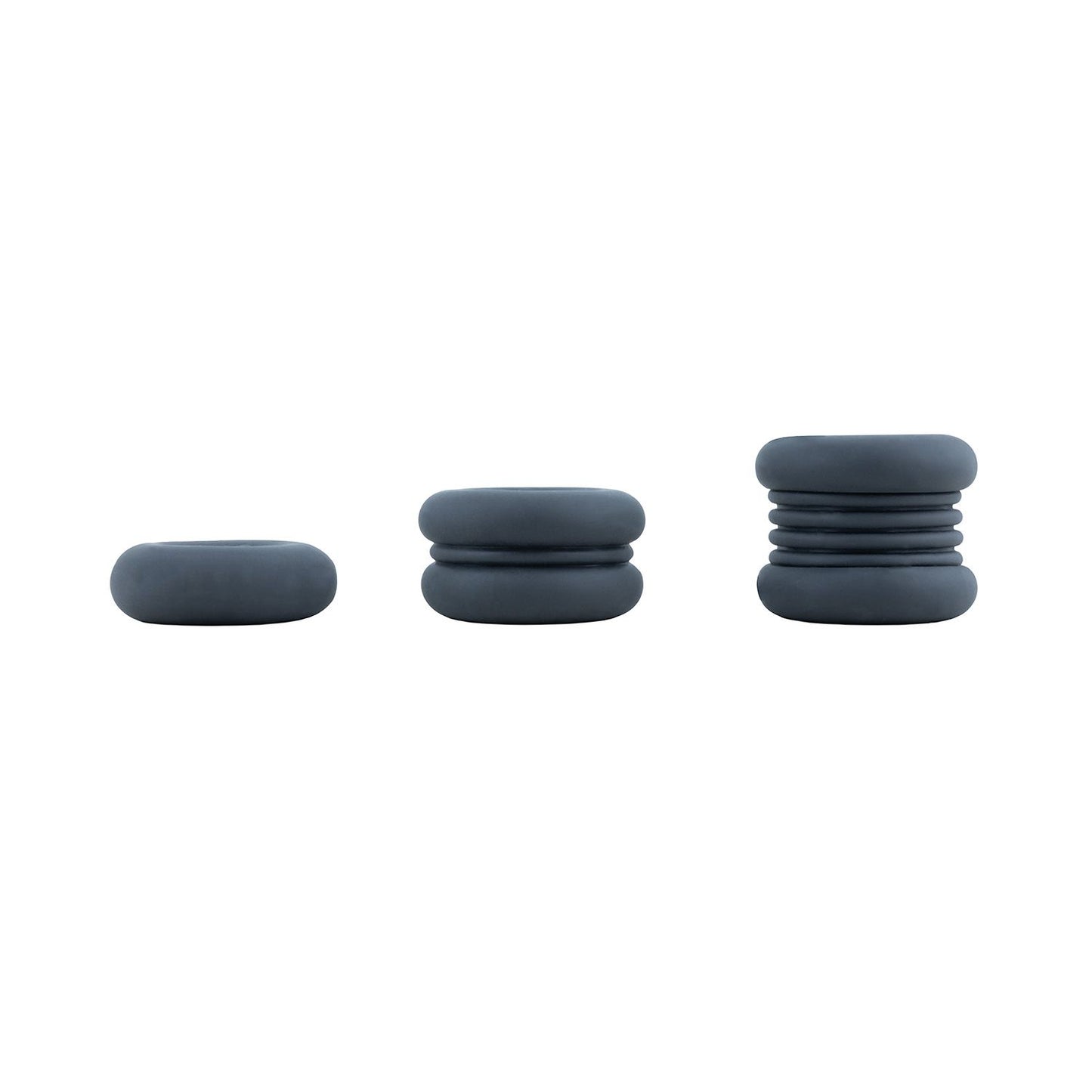 Boners - Buffer Rings 3 pcs - Blue – Cock Ring