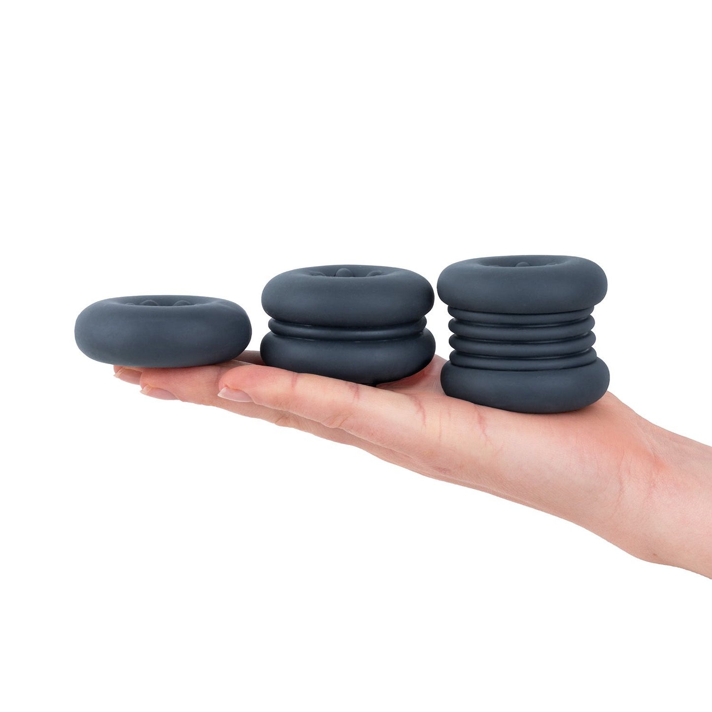 Boners - Buffer Rings 3 pcs - Blue – Cock Ring