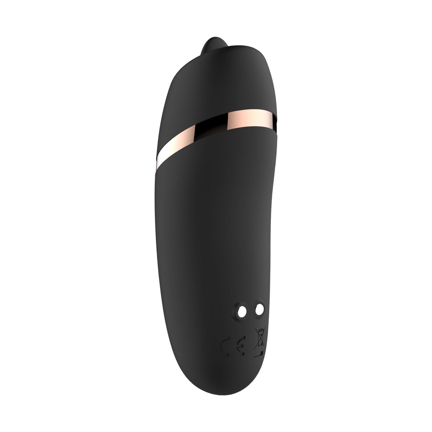 Rosy Gold – Estimulador Lambedor com Caixa de Carregamento de Luxo – Preto