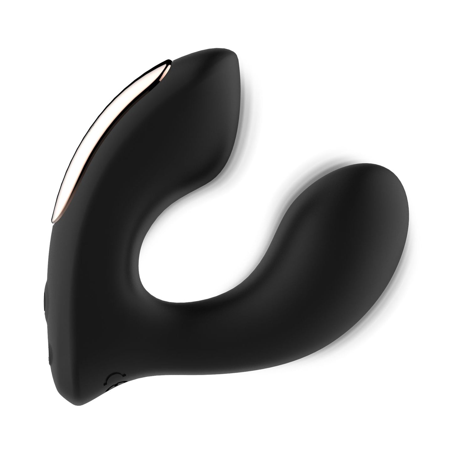 Rosy Gold – Vibrador Portátil com Estojo de Carregamento de Luxo – Preto