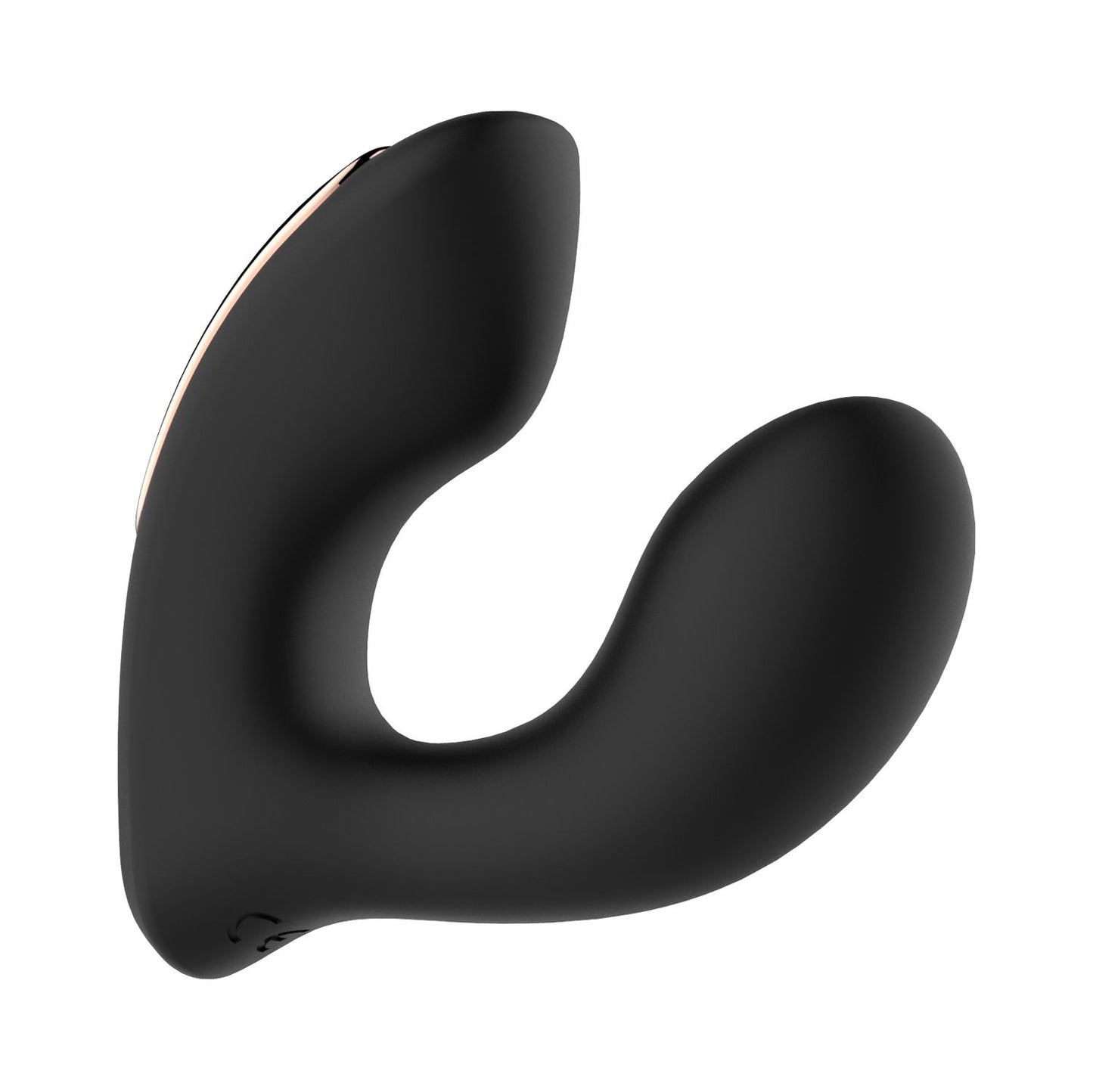 Rosy Gold – Vibrador Portátil com Estojo de Carregamento de Luxo – Preto