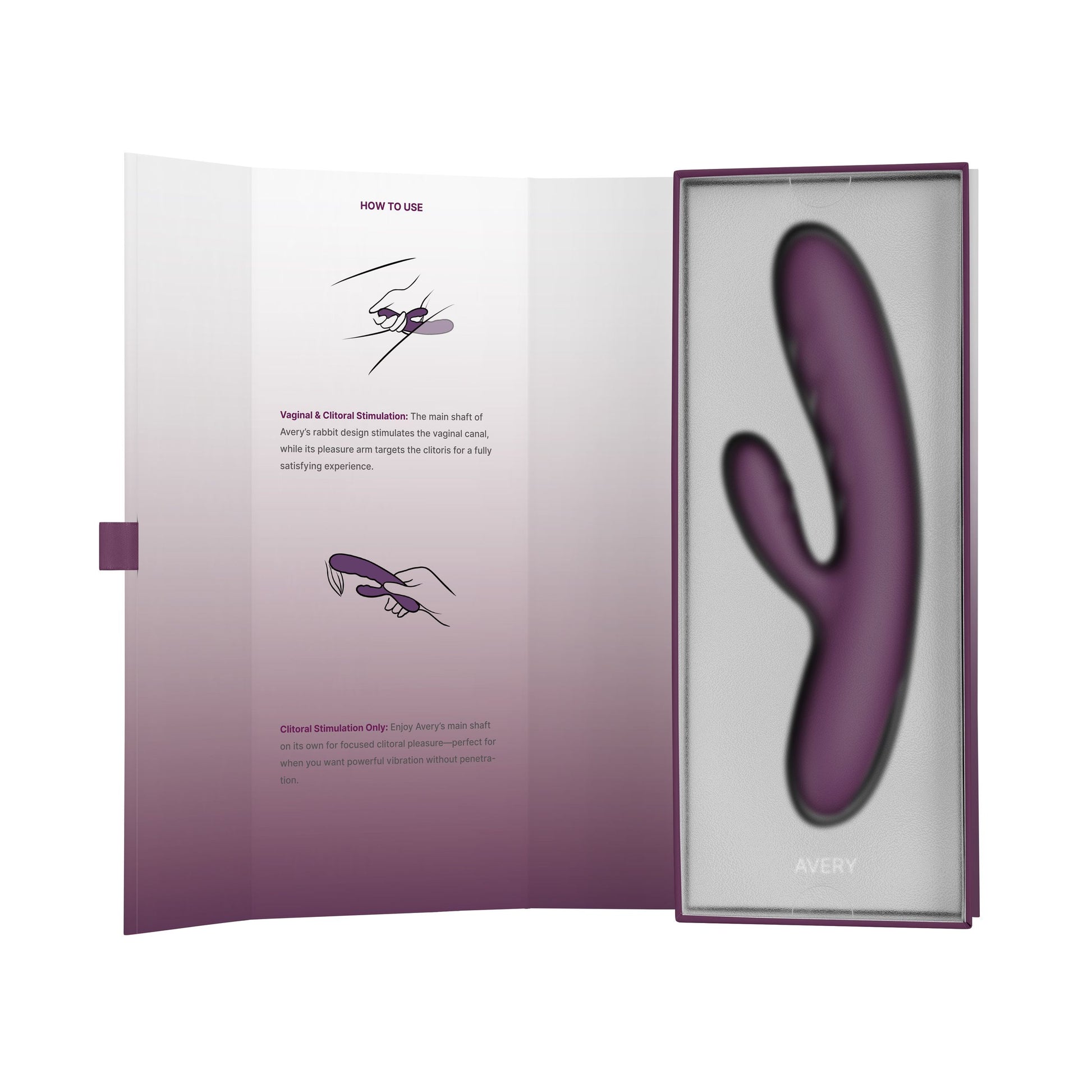 SVAKOM - Avery Powerful Thrusting Vibrator Lilac