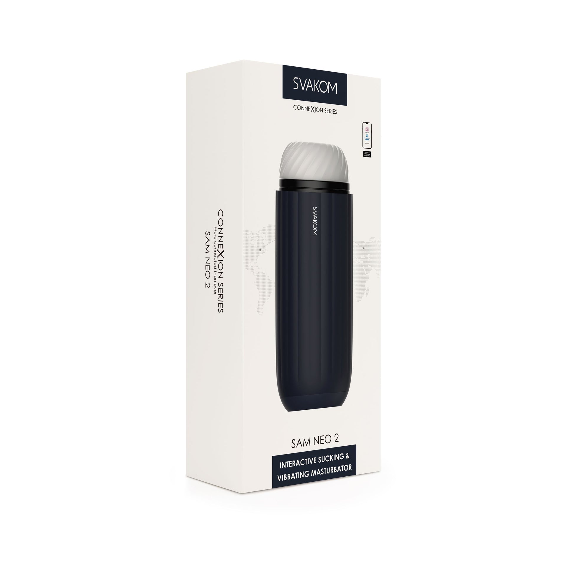 SVAKOM - Sam Neo 2 Interactive Masturbator - Blue
