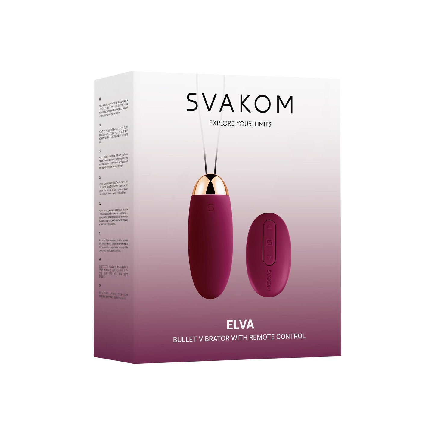 SVAKOM - Elva Vibrating Egg with Remote Control - Violet