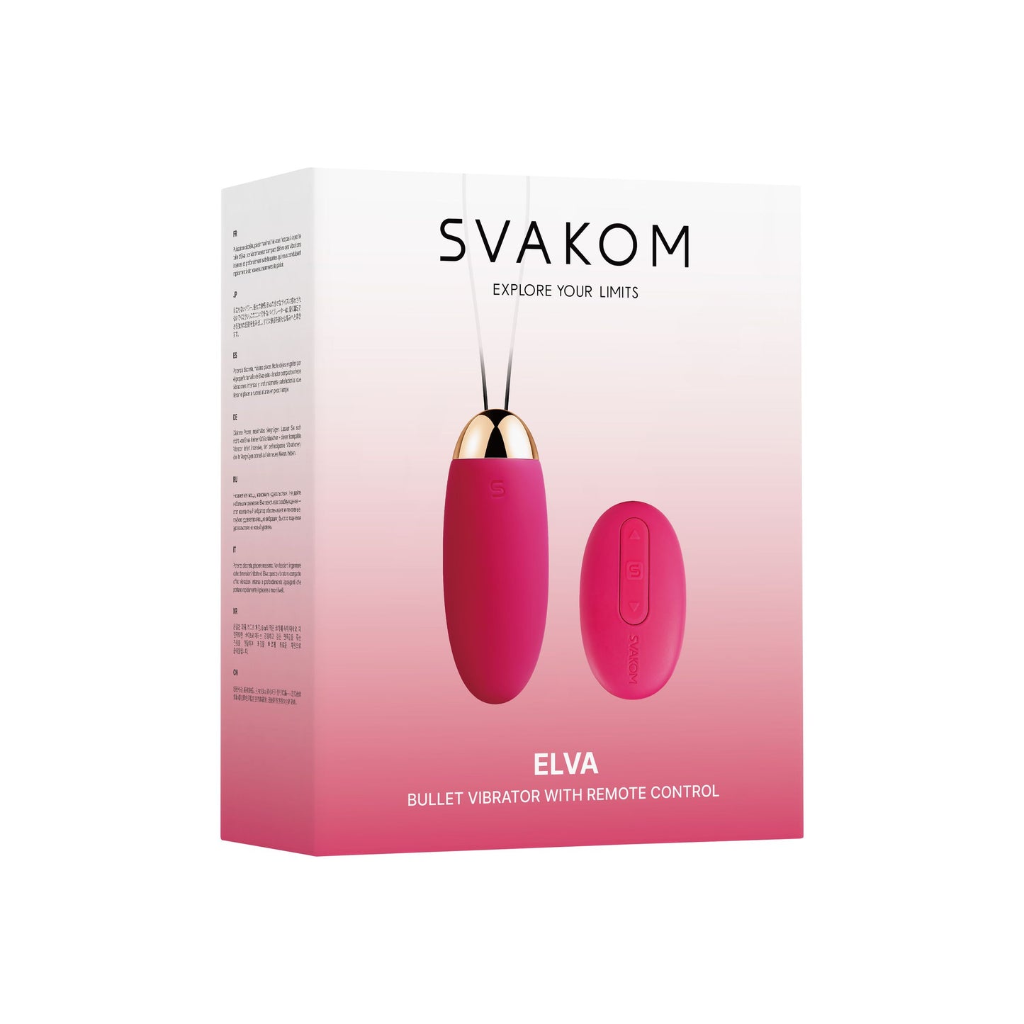 SVAKOM - Elva Vibrating Egg with Remote - Pink