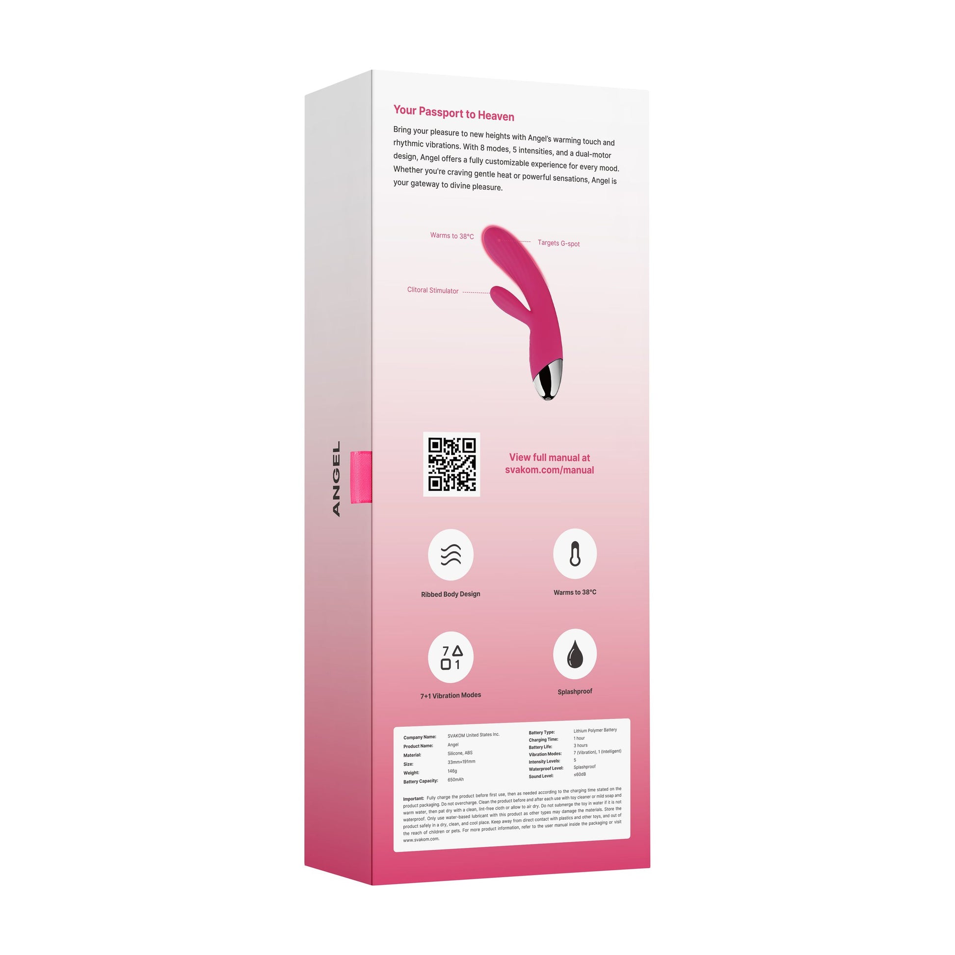 Svakom - Angel Warming G-Spot Vibrator