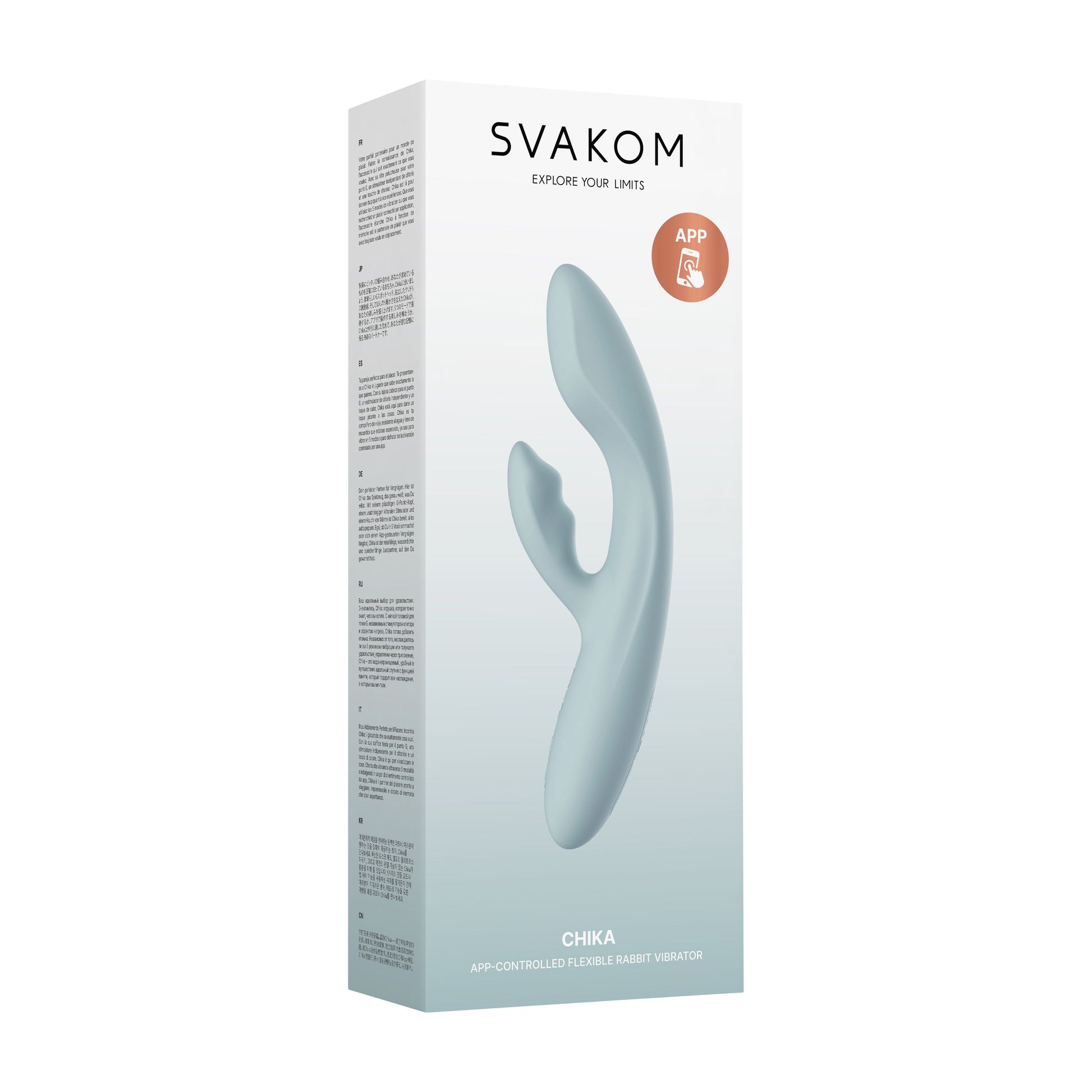 SVAKOM - Chika App-Controlled Warming Tarzan Vibrator
