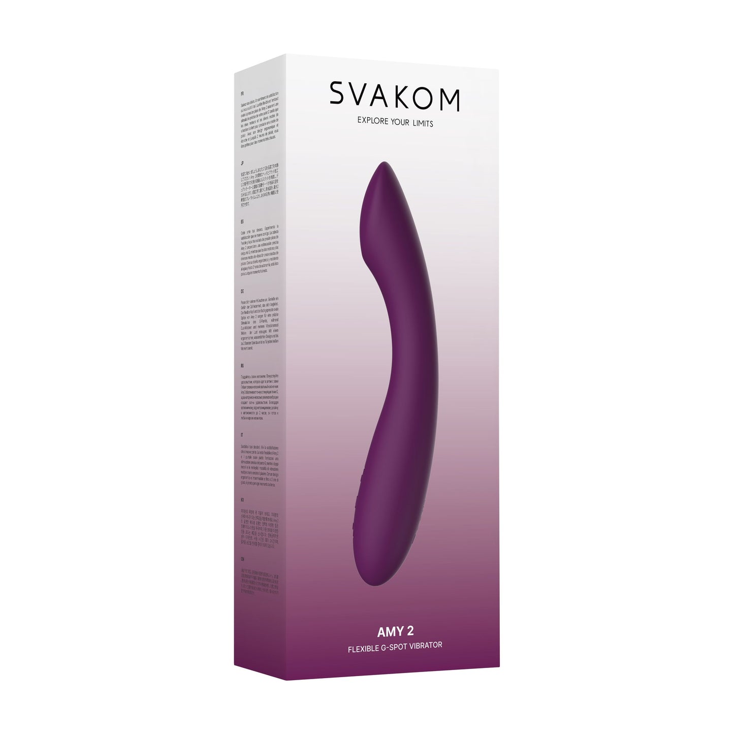 SVAKOM - AMY 2 G-Spot & Clitoral Vibrator - Violet