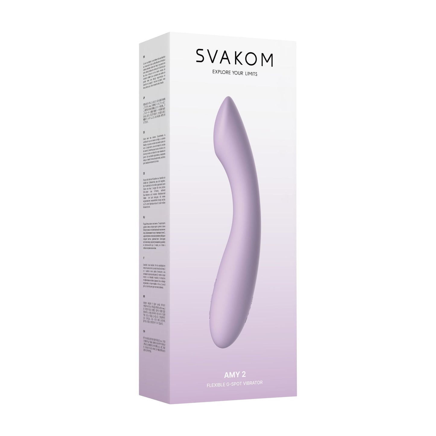 SVAKOM - AMY 2 G-Spot & Clitoral Vibrator Lilac