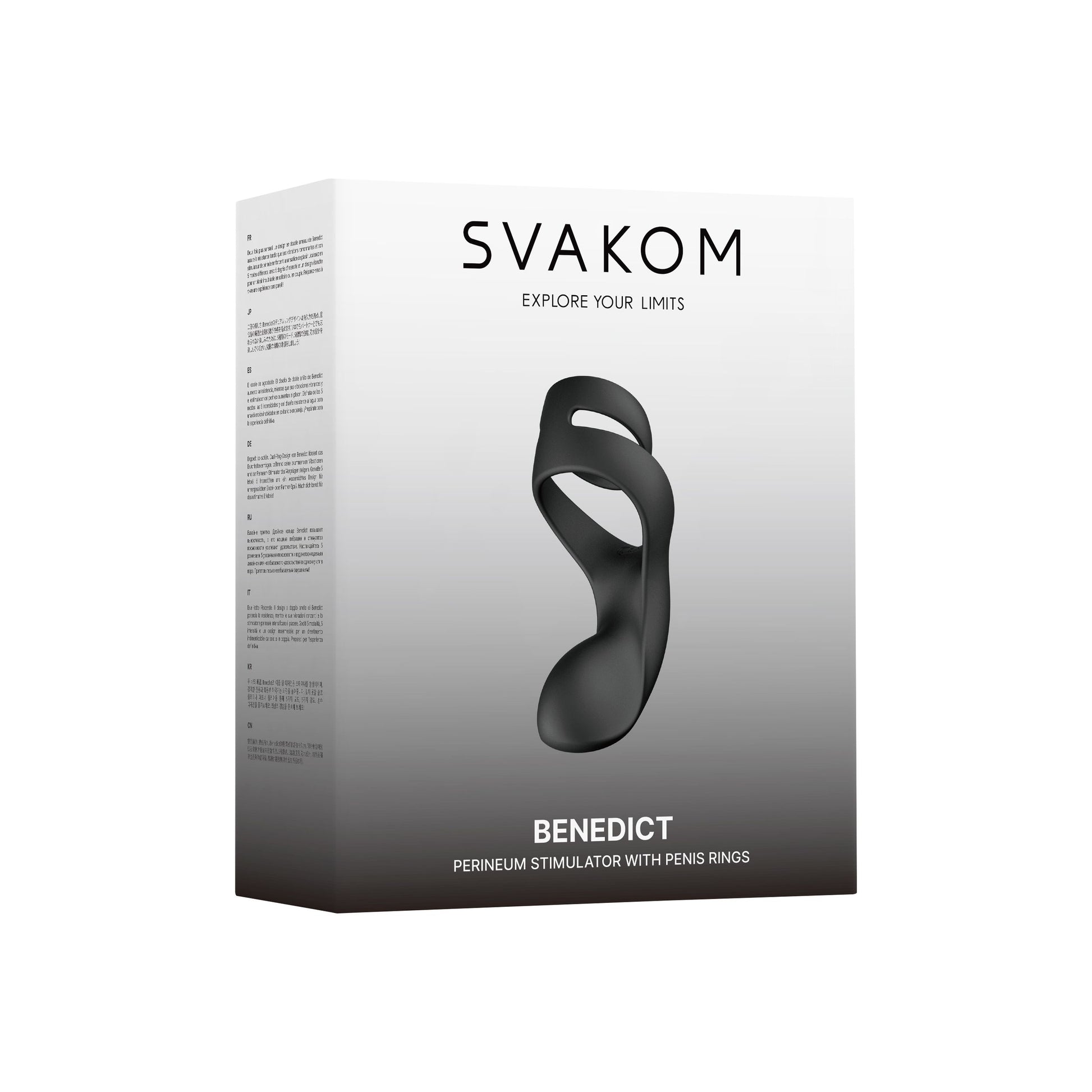 SVAKOM - Benedict Dual Ring Perineum Stimulator - Black