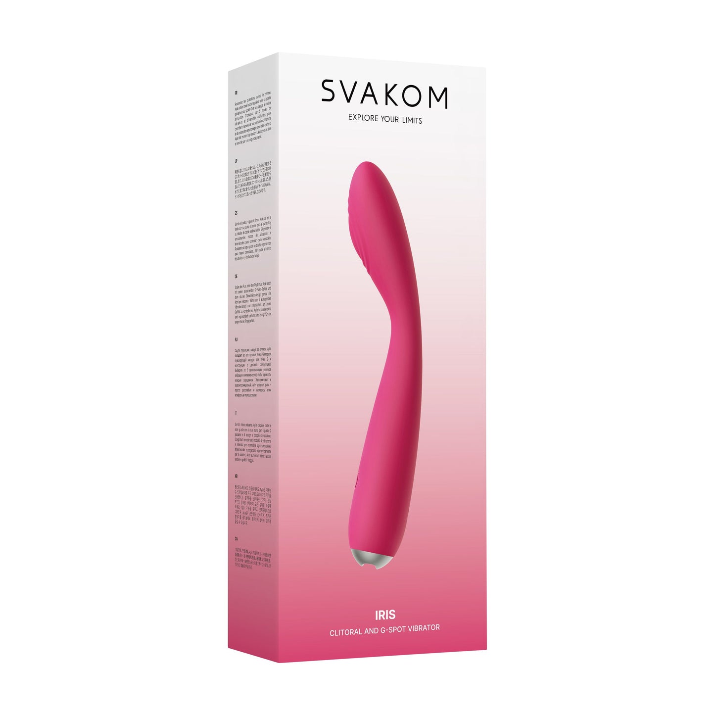 SVAKOM - Iris G-Spot And Clitoris Vibrator - Plum Red