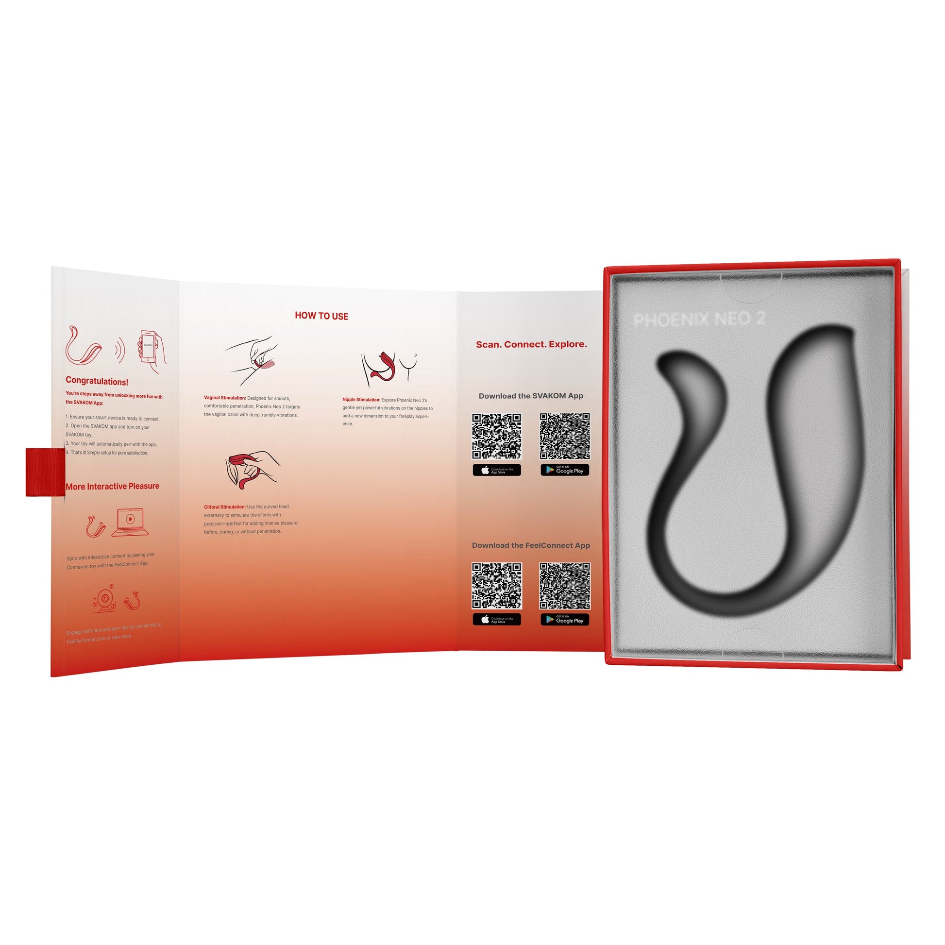 SVAKOM - Phoenix Neo 2 Interactive Bullet Vibrator