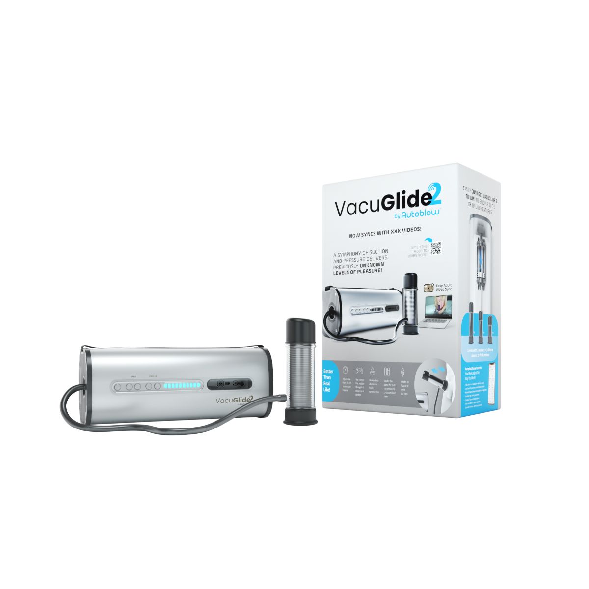 Autoblow – VacuGlide 2 Milking Machine – Video Sync – Automatic Masturbator