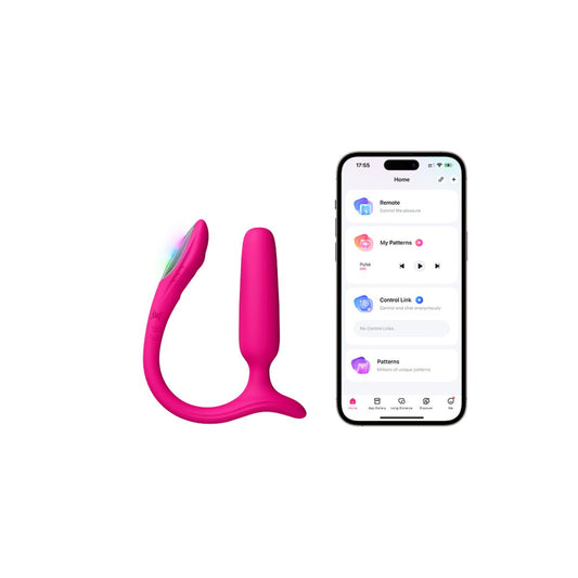 Lovense – Lush Anal Vibrator – Pink – Anal Vibrator for Couples