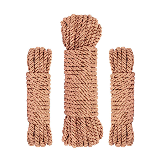 Rosy Gold – Rope Set – Luxury Bondage Ropes – Shibari Bondage Rope