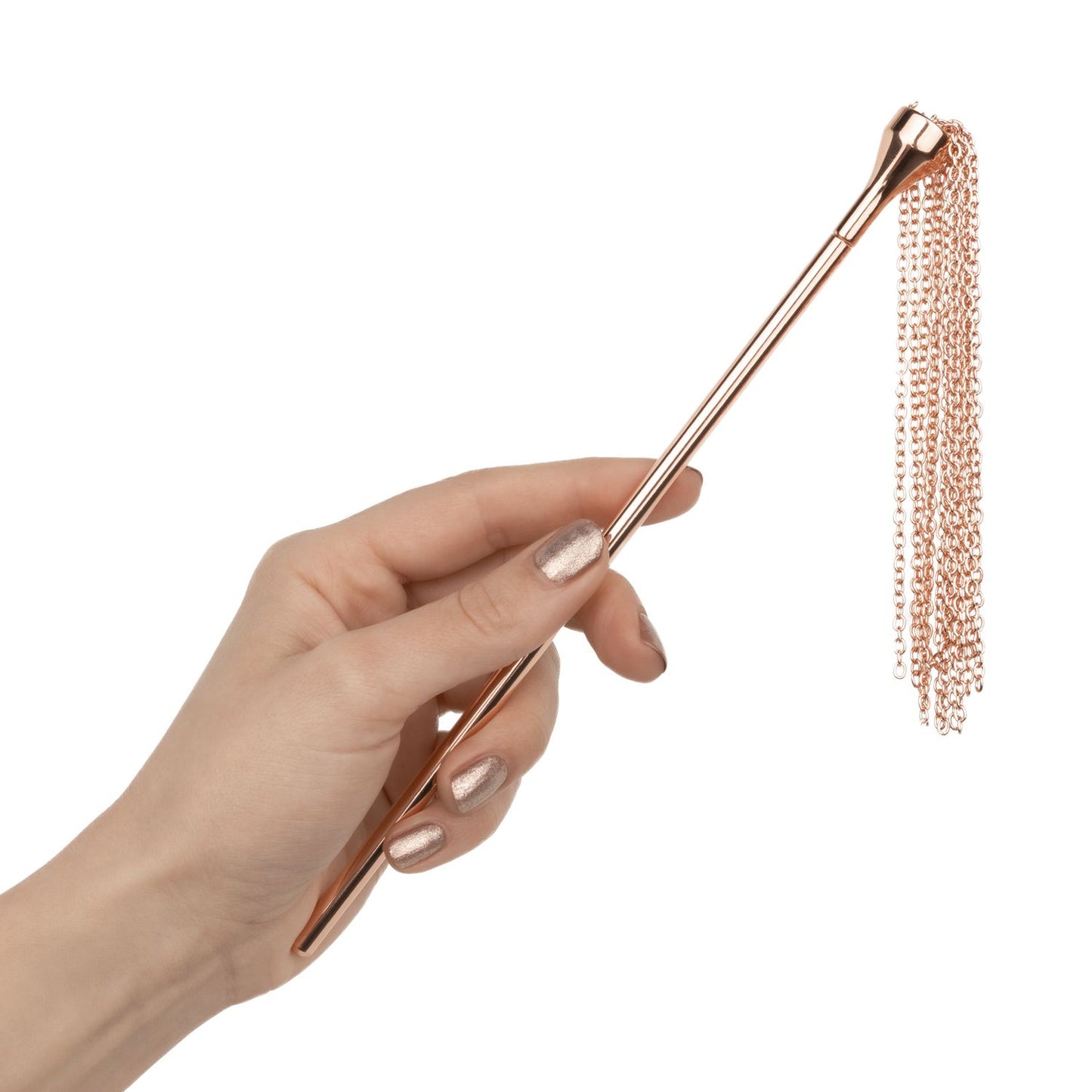 Rosy Gold - Feather Tickler & Whip - Rosegold – Flogger