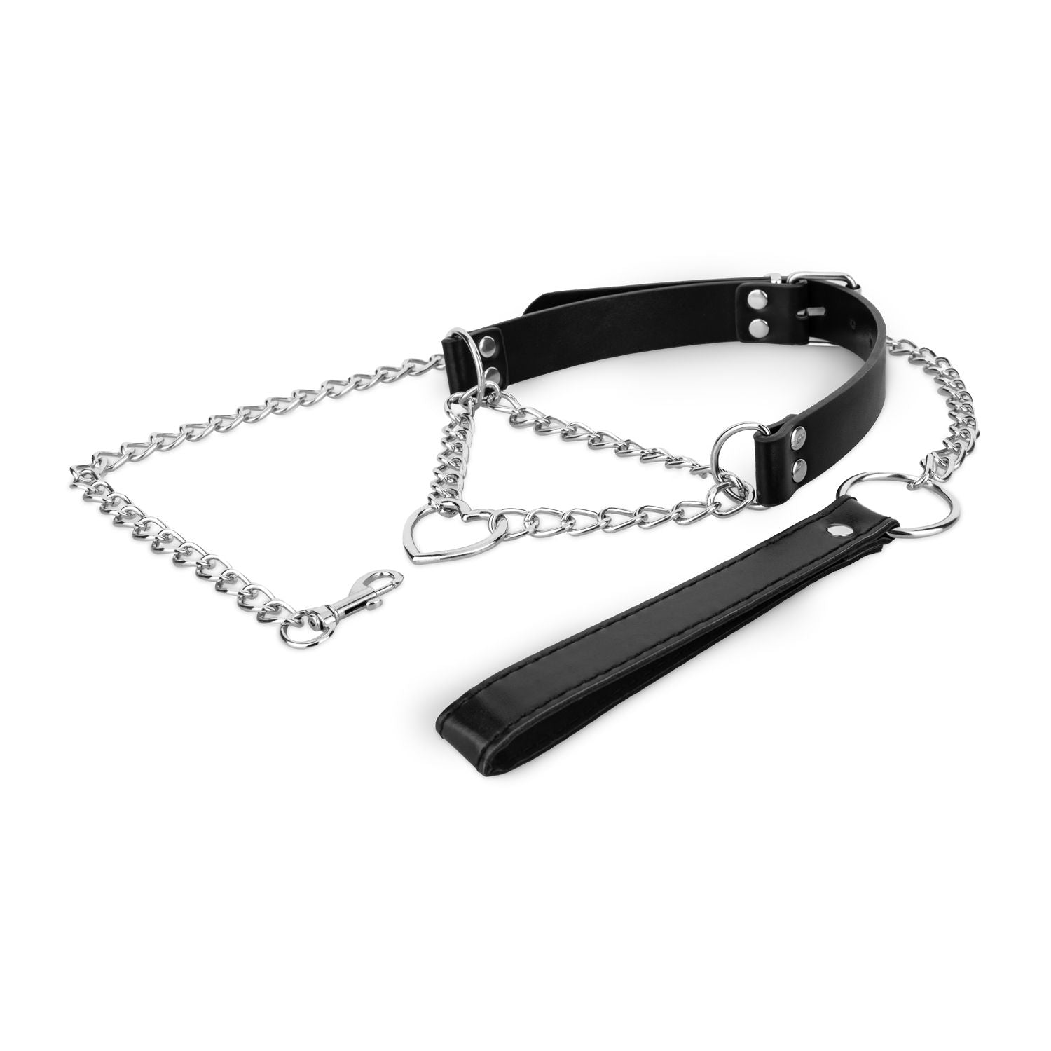 Bedroom Fantasies - Collar with Chain - Silver