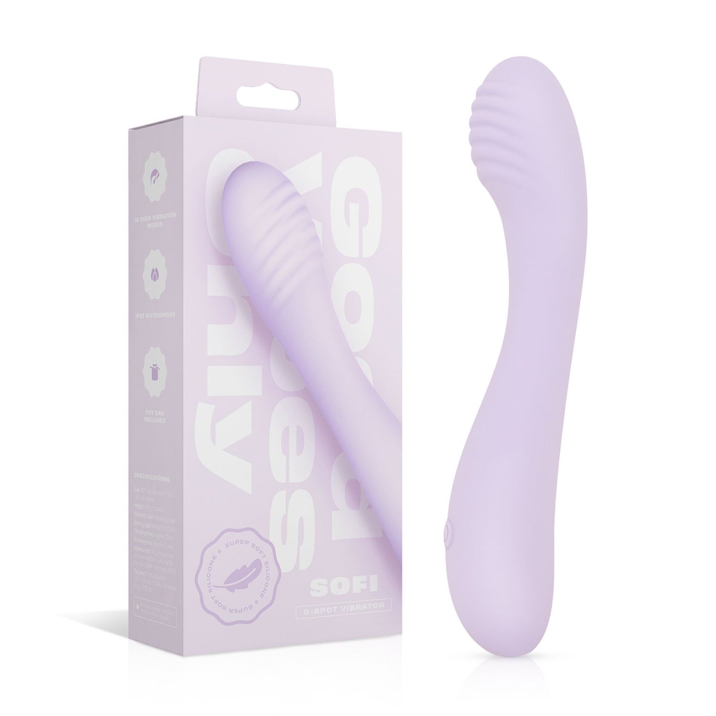 Good Vibes Only - G-Spot Vibrator - Soft Silicone - Purple – G Spot Vibrator