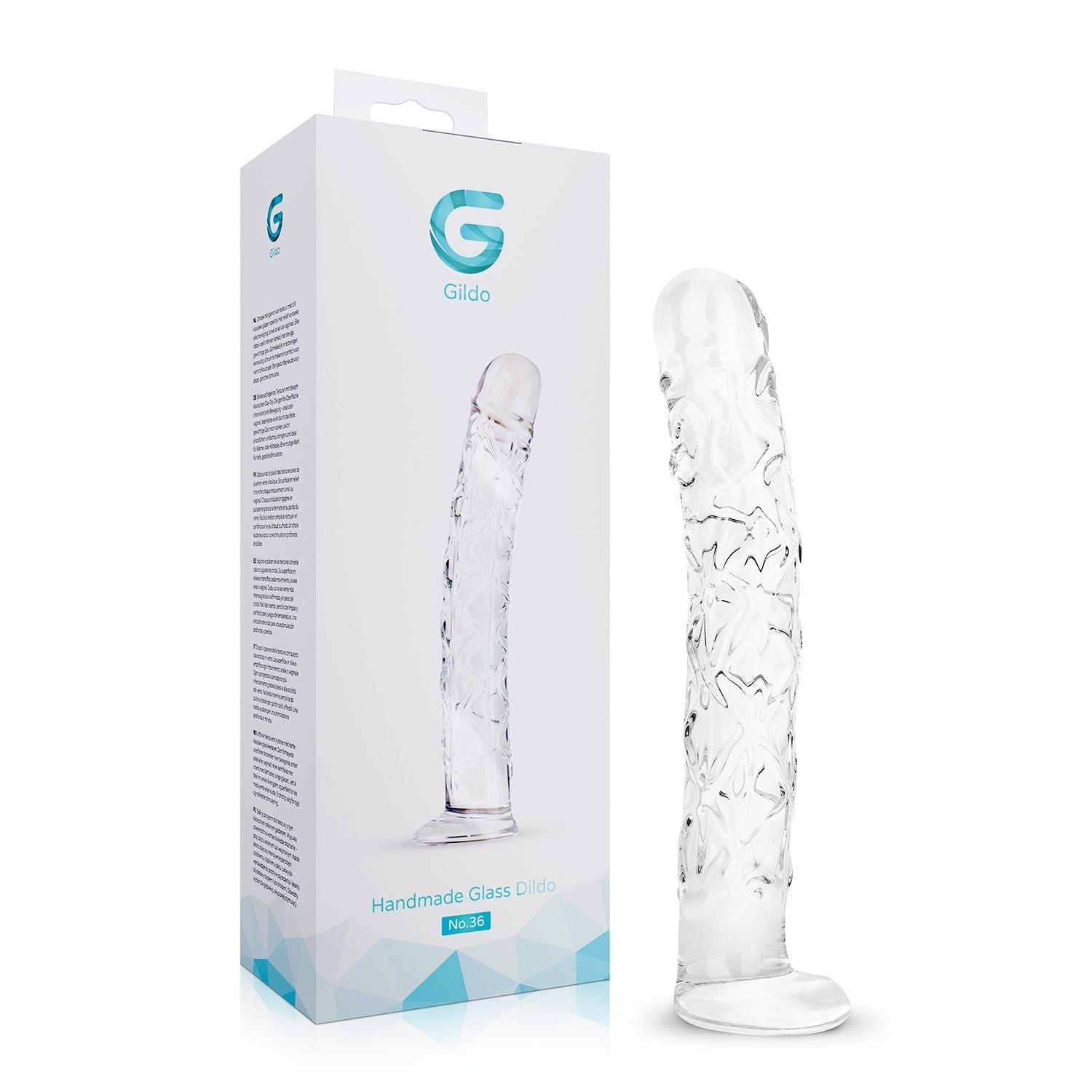 No. 36 Textured Glass Dildo 7.5 Inch (19 cm) | Gildo