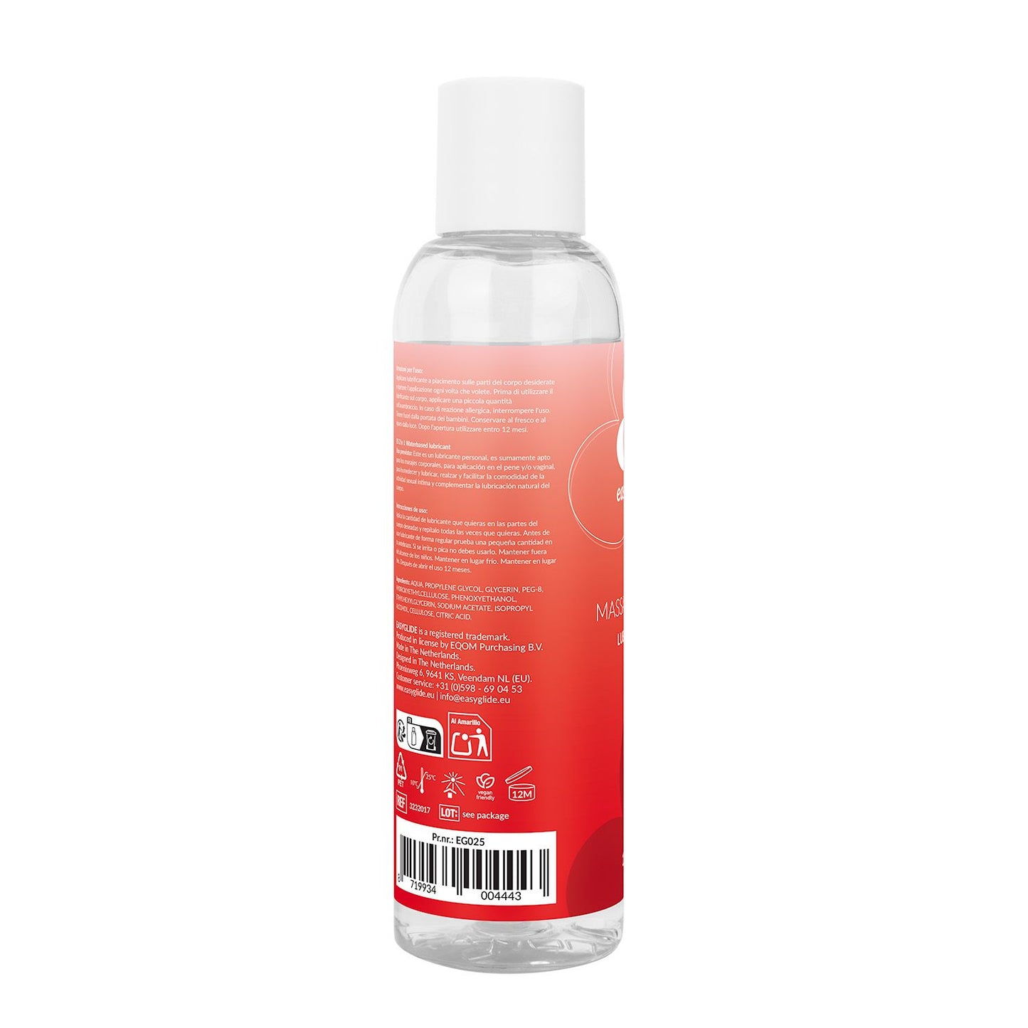 EasyGlide - 2 in 1 Water-Based Massage Gel and Lubricant - 150 ml