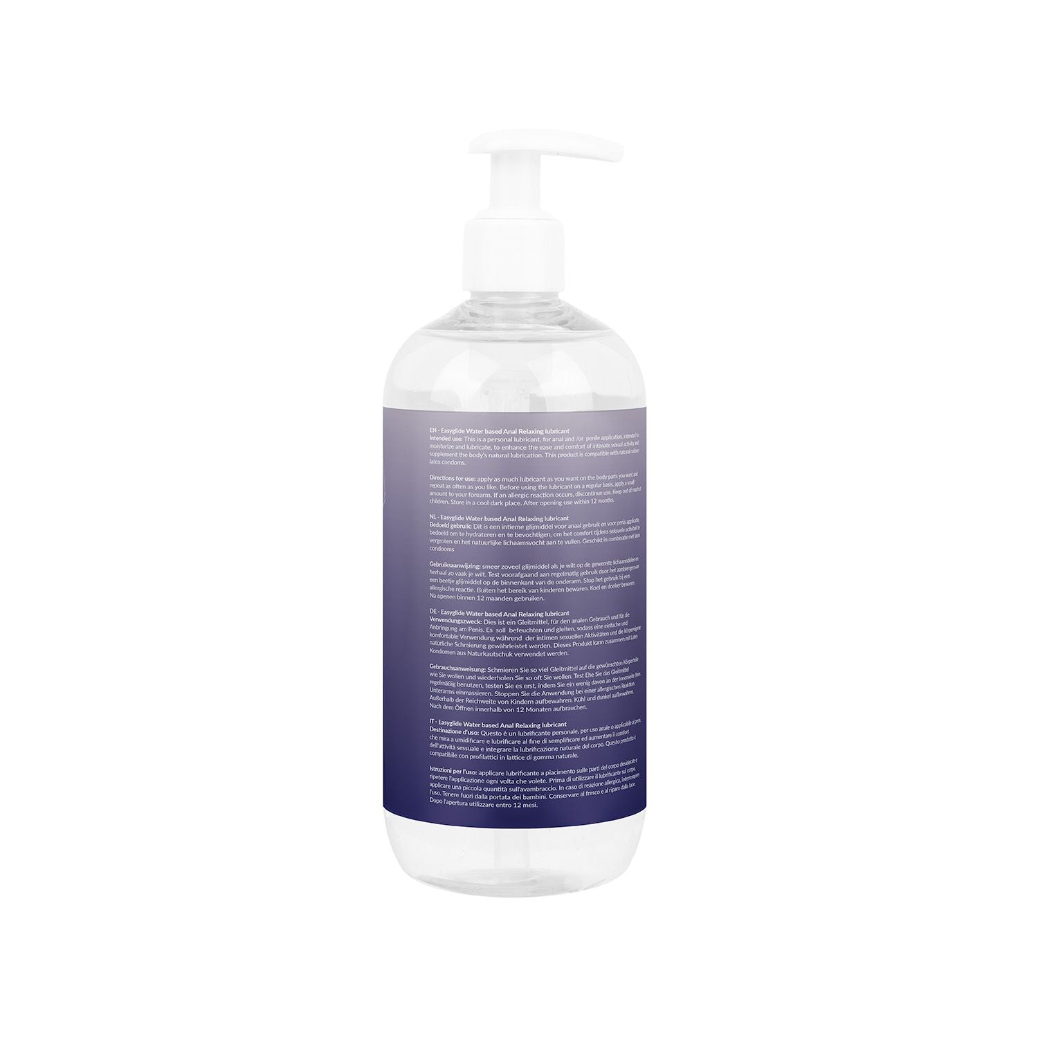 EasyGlide Anal Relaxing Lubricant - 500 ml