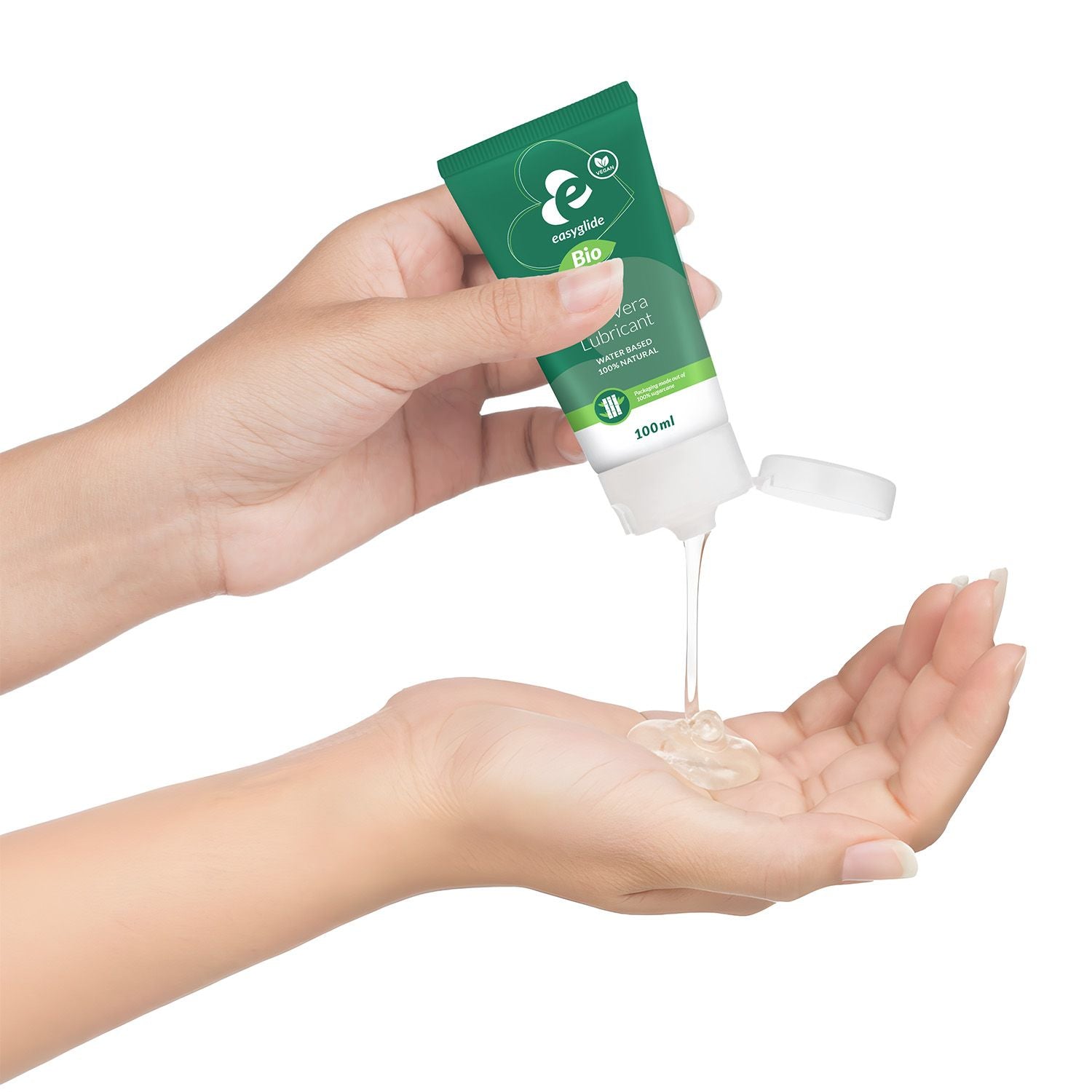 EasyGlide - Bio & Natural Water Based Aloë vera Lubricant - 100 ml