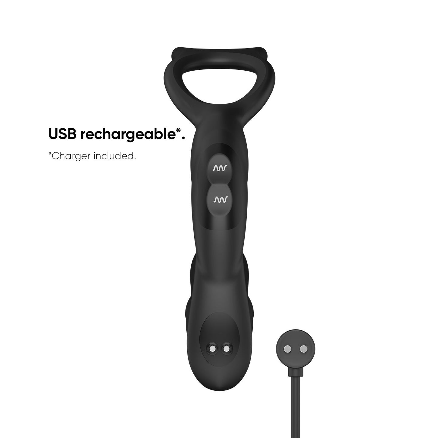 Simul8 Prostate Vibrator With Cock and Ball Ring
