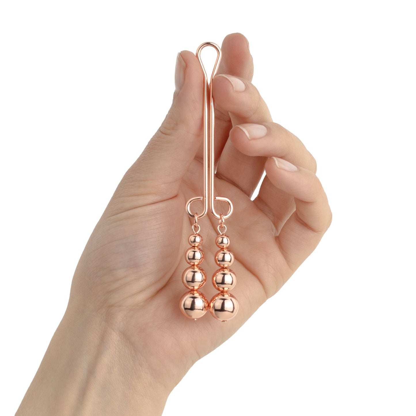 Rosy Gold - Clitoris Clamp - Subtle Weight – Clitoral Vibrator