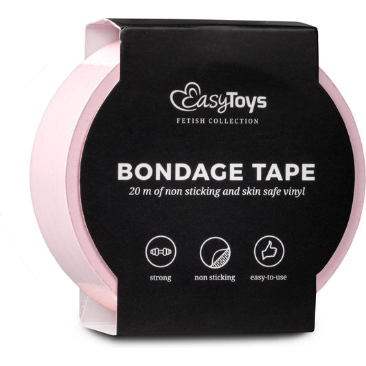 Easytoys Fetish - Bondage Tape Pink - 20m – Bondage Rope