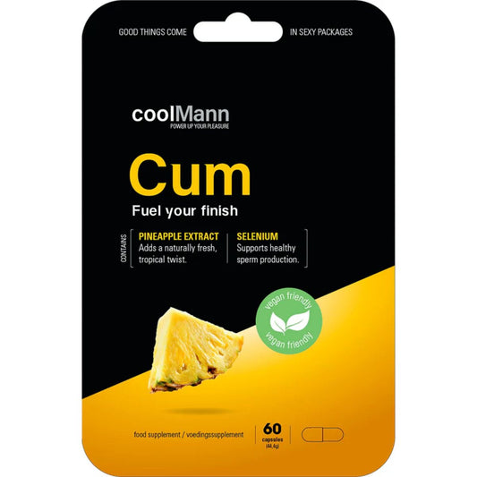 CoolMann - Suplemento Alimentar para Esperma - Ananás 60 unidades