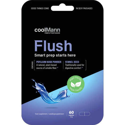 CoolMann - Suplemento Alimentar Flush - Complexo de Fibra 60 unidades