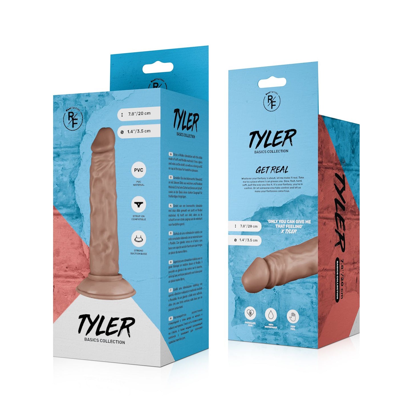 Real Fantasy - Tyler Realistic Dildo - 20 cm.