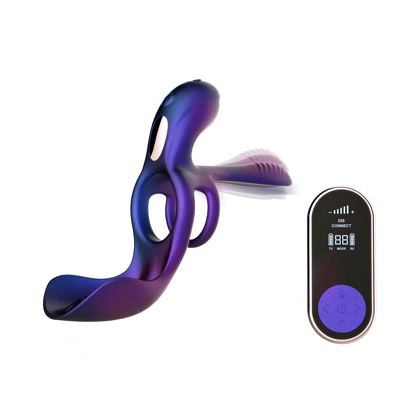 Hueman - Zenith 3-in-1 Cock Ring - Remote Control – Vibrating Cock Ring