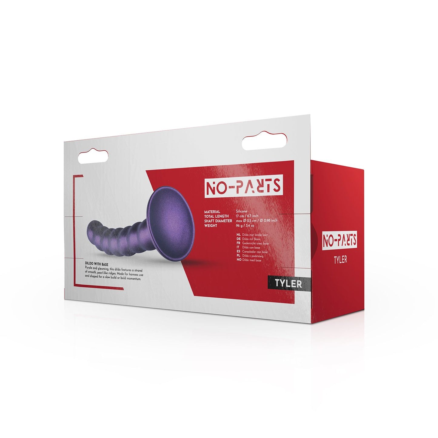 No-Parts - Pegging Dildo - Metallic Purple – Strap on Dildo