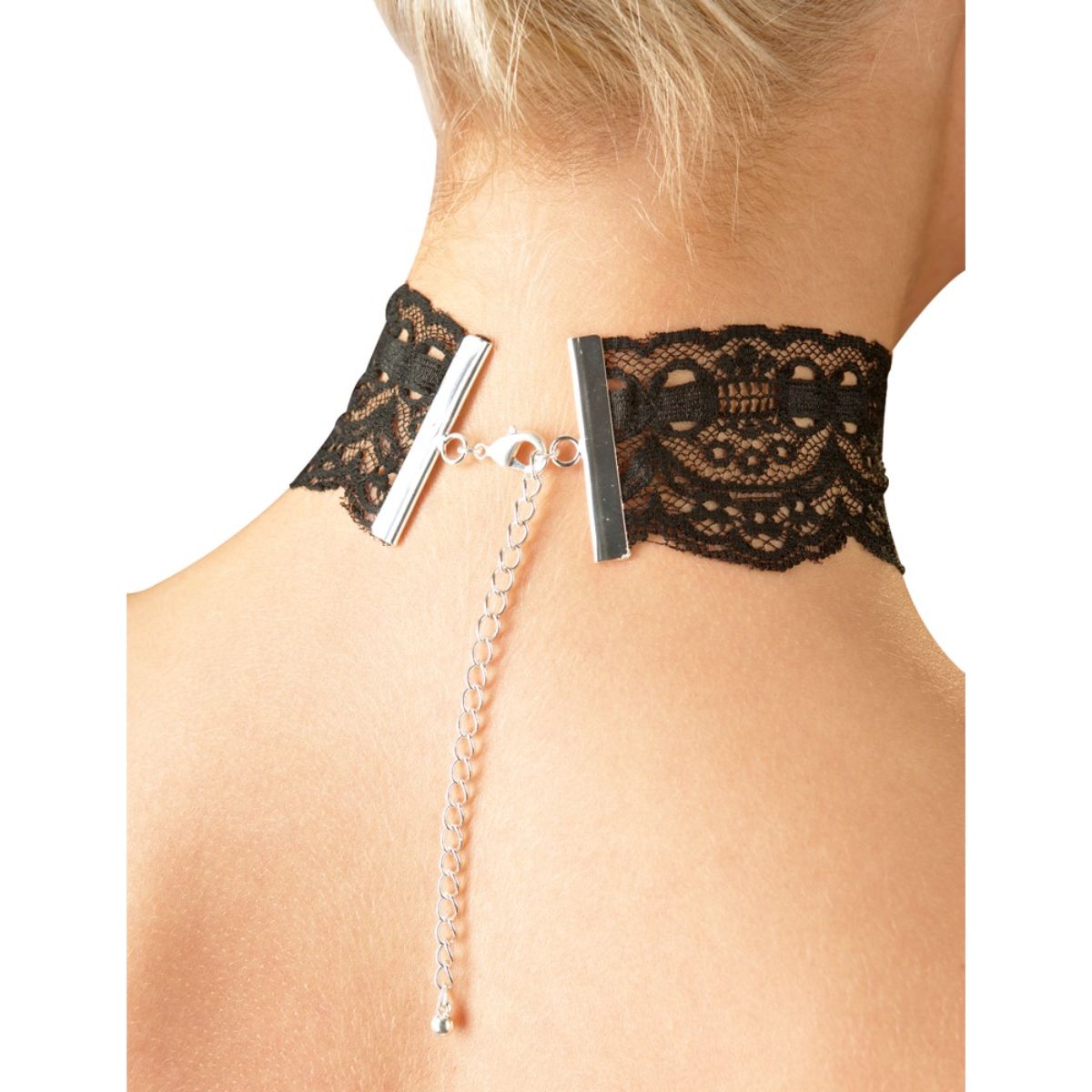 Cottelli Collection - Lace Collar - Black