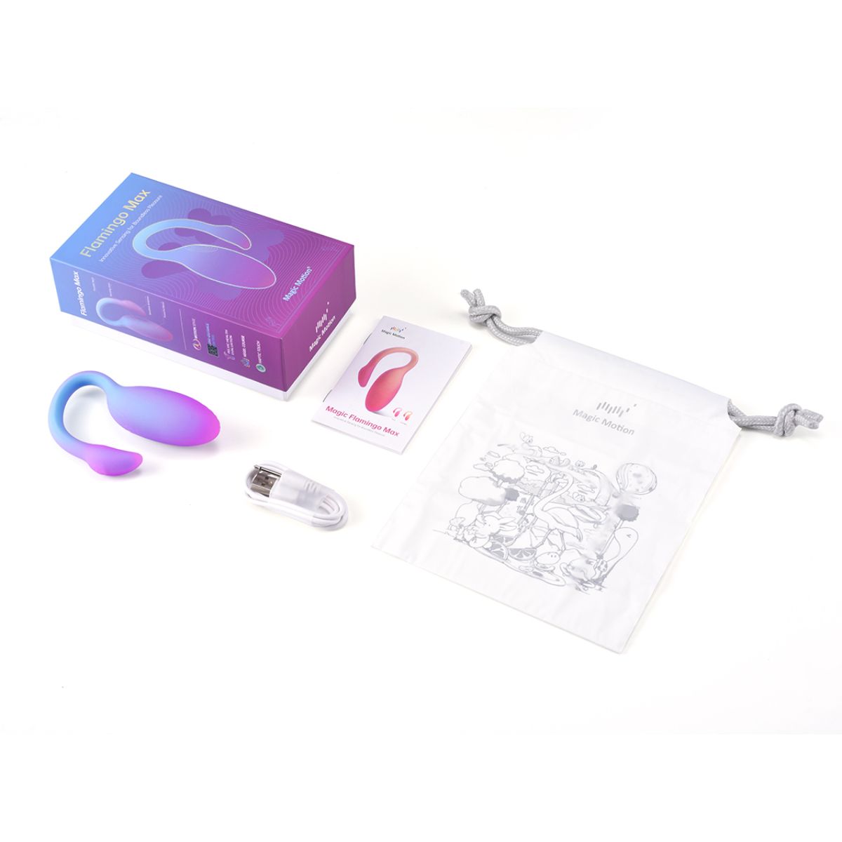 Magic Motion - Magic Flamingo Max Vibrating Egg - Blue