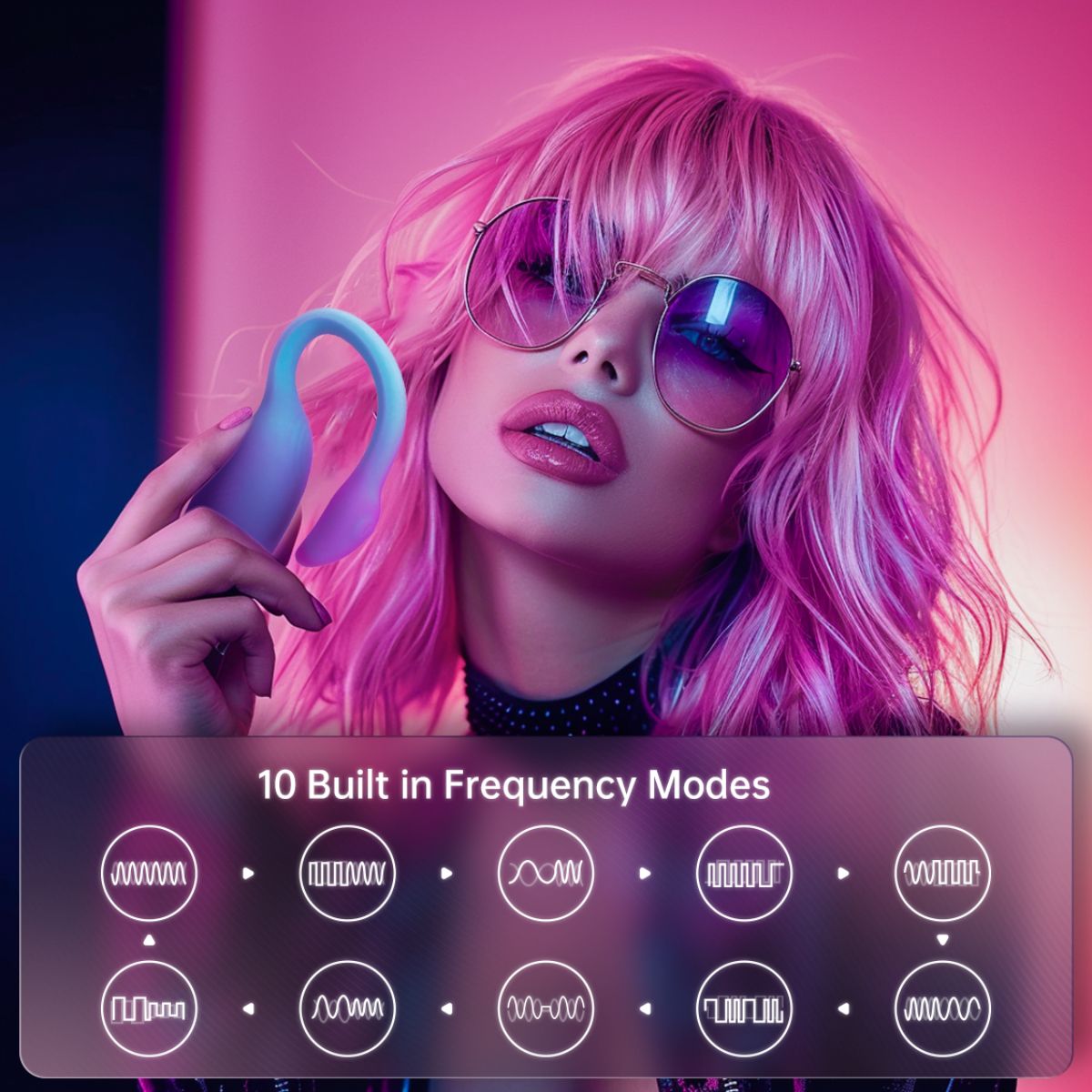Magic Motion - Magic Flamingo Max Vibrating Egg - Blue