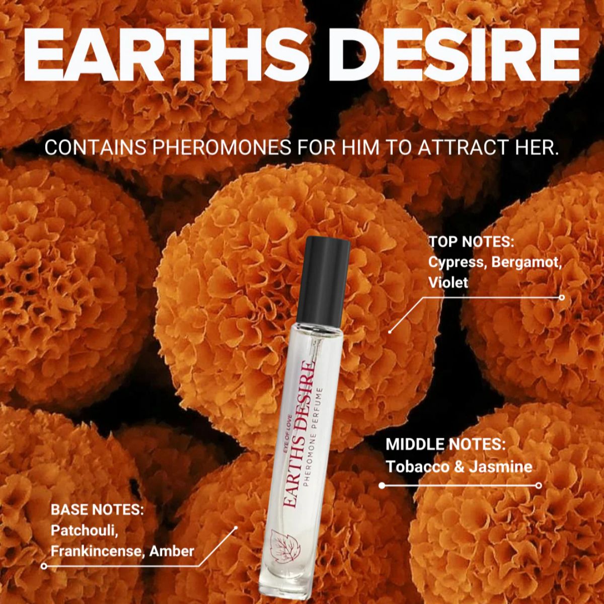 Eye of Love - Earth’s Desire Pheromone Perfume - 10ml – Pheromone Perfume for Women