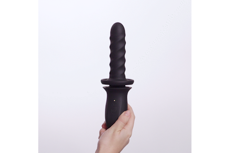 Nexus – Ascend Thrusting & Rotating Massager – Black