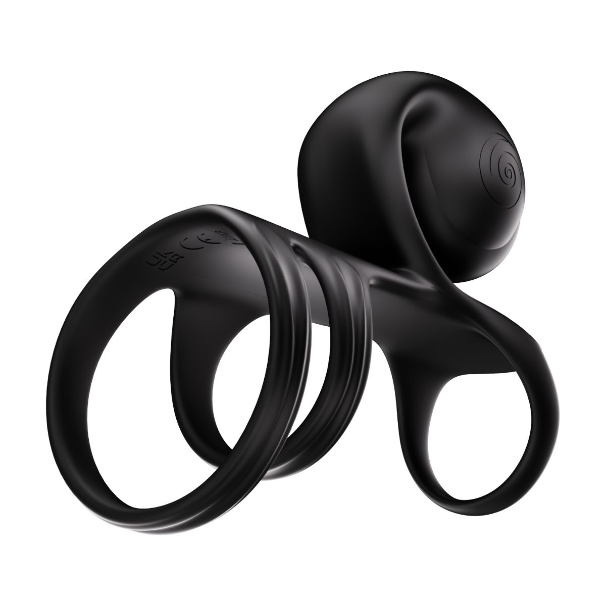 SVibe - Jovi Arc Couples Ring - Black