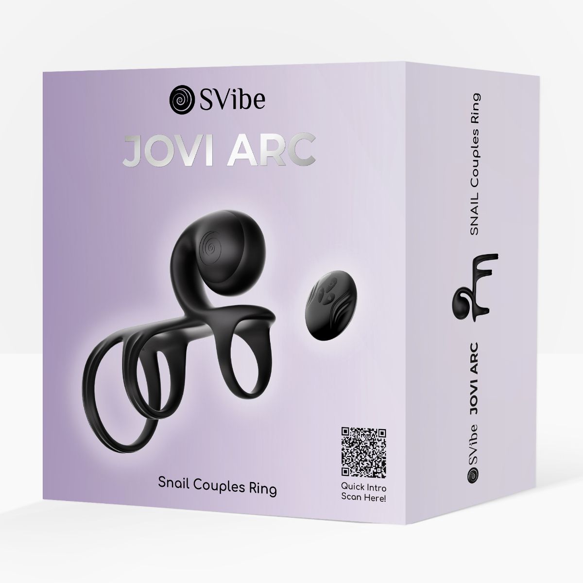 SVibe - Jovi Arc Couples Ring - Black