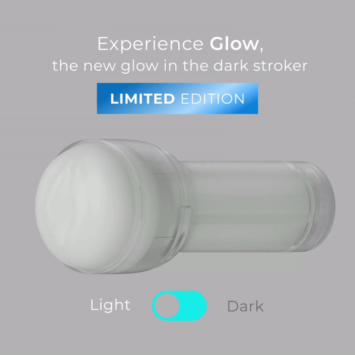 Kiiroo - FeelGlow Stroker - Glow-in-the-Dark Black