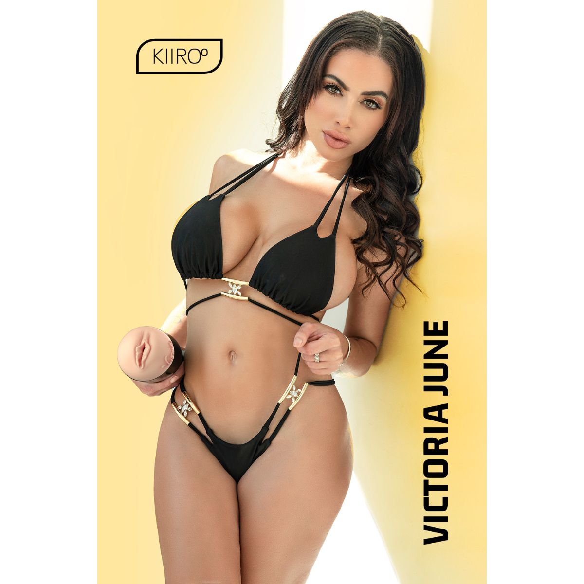 Kiiroo – Feel Victoria June - Black – Male Masturbator