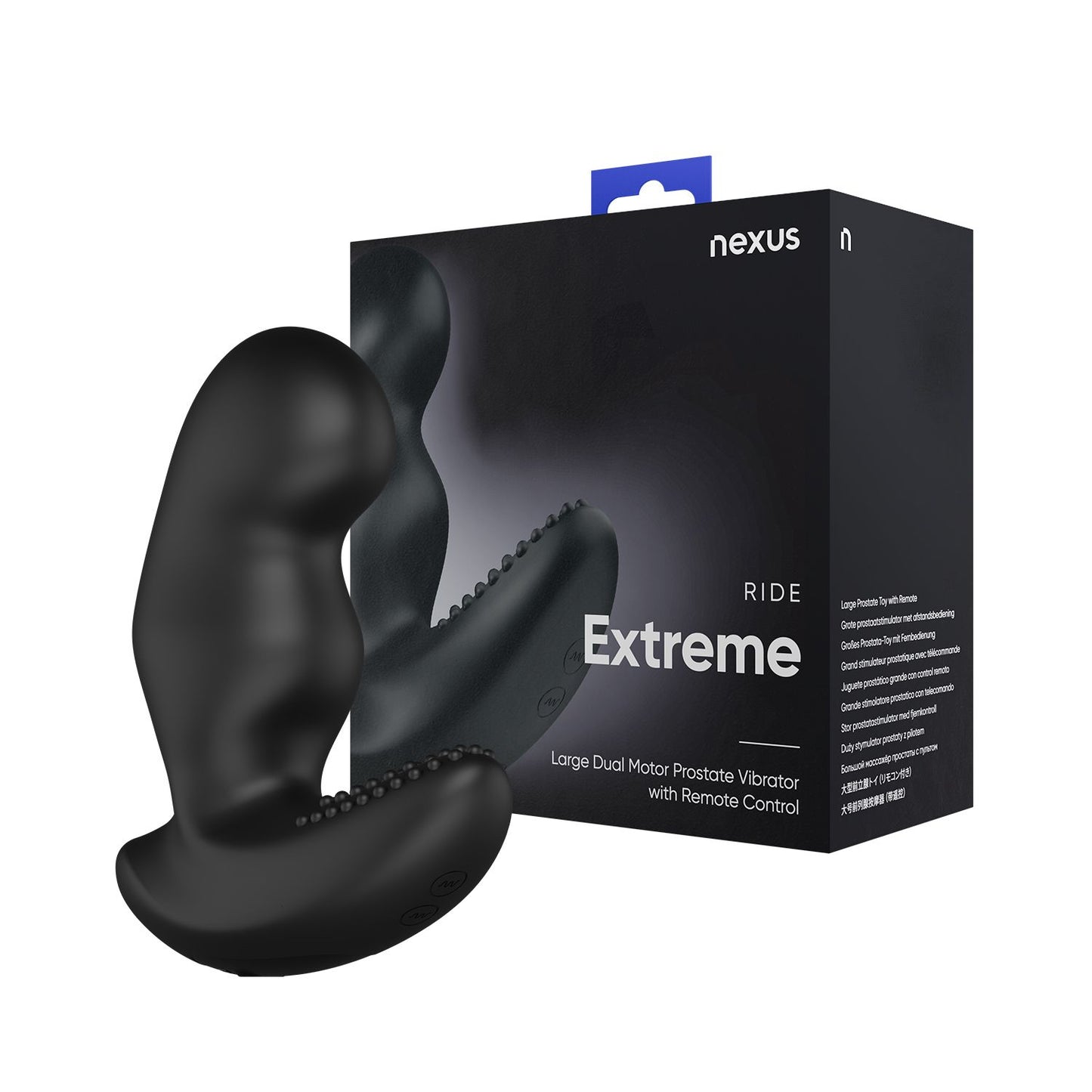 Nexus – Ride Extreme Prostate Vibrator – Black – Rechargeable Prostate Massager